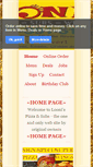 Mobile Screenshot of loonispizza.com